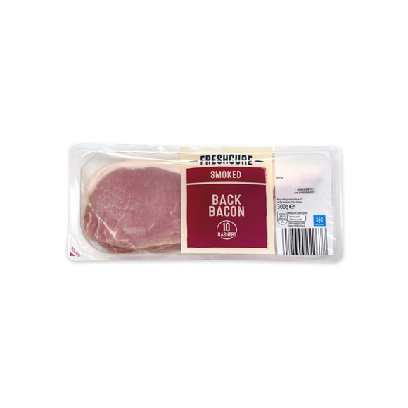 Oakhurst Smoked Back Bacon 300g/10 Pack